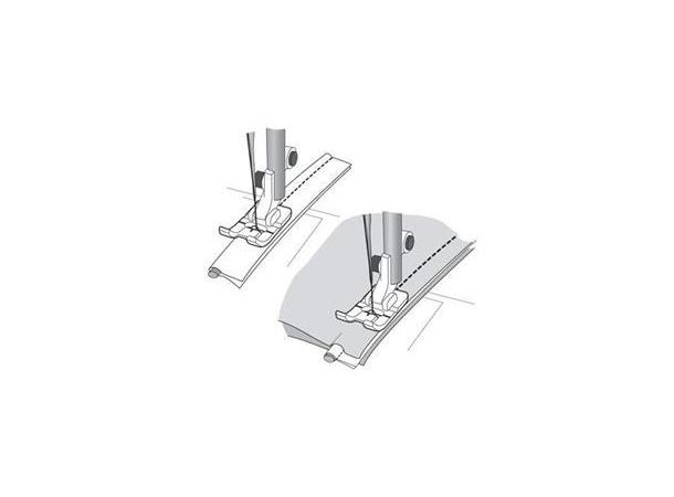 Trykkfot Husqvarna Smal Passpoalfot Passer til Husqvarna Gr. 1-2-3-4-5-6-7-8