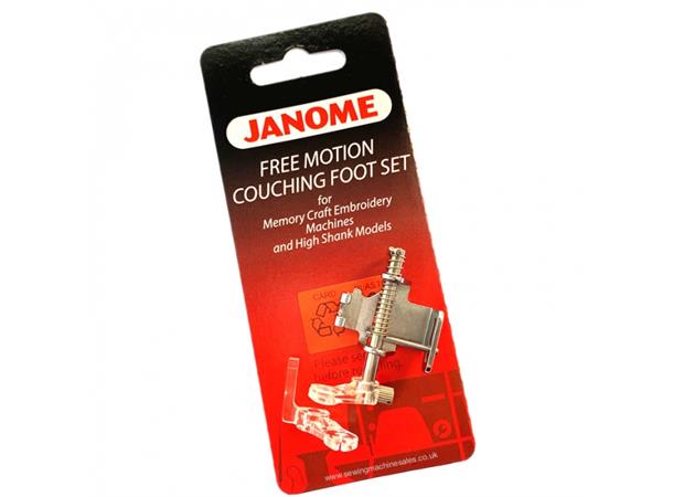 Trykkfot Janome Frihåndsquiltefot - Garn Gruppe 1, 1A, 1B, 1C, 1D 