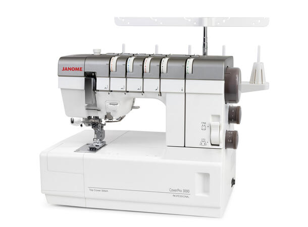 BRUKT: Janome CP3000P Coverstitc Maskina er som ny, Garanti! 