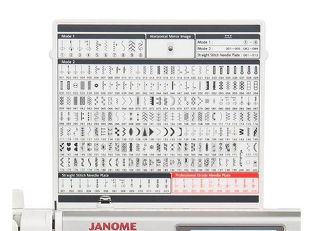 DEMO: Janome Memory Craft Horizon 6700P Full garanti. Som ny. 