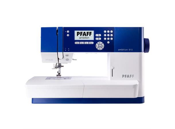 DEMO: Pfaff Ambition 610 Symaskin Som ny, Garanti. 