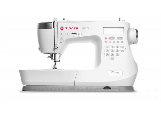 DEMO: Singer Elite CE677 Symaskin Som ny, Garanti. 
