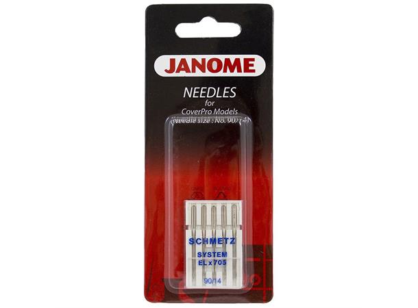 Janome/Schmetz CoverPro 90/14 5pk. ELx705 CR  90/14 
