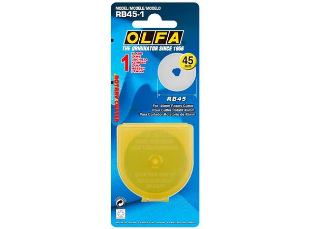OLfa skjæreblad 45mm Herda stål. 