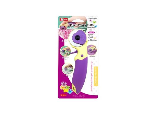 Sew Mate/X'sor Rullekniv 45mm Deluxe For Høgrehendte. 