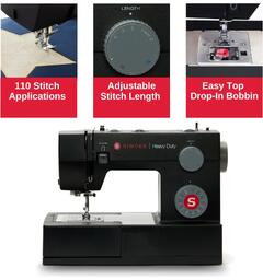 Singer Heavy Duty 4432 BLACK LE Kraftig symaskin.