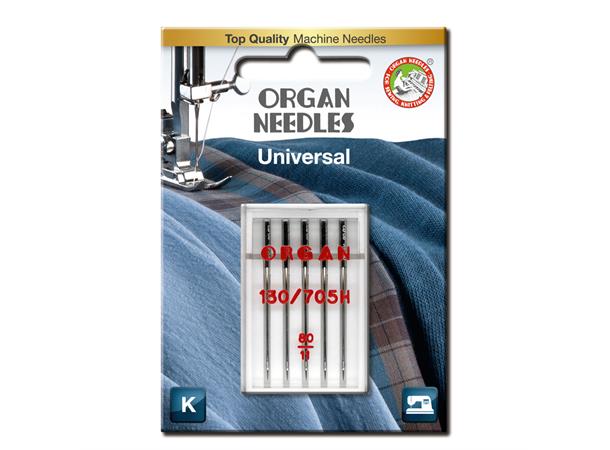 Organ Universal nål #80 5 stk 130/705H  80/11