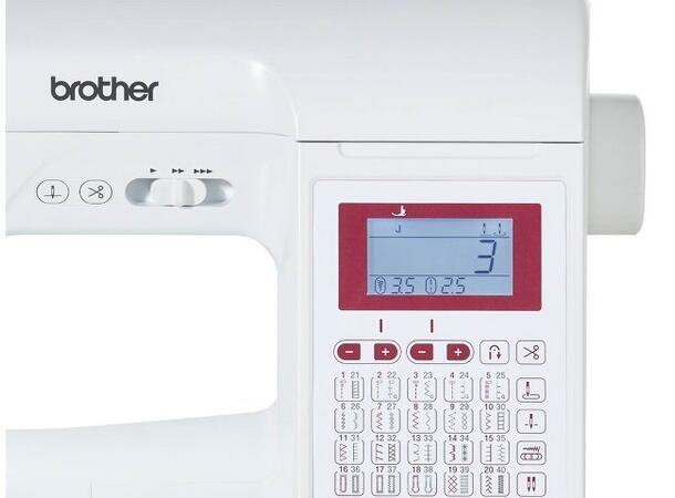 KUPP: BRUKT  Brother Innov-is F400 Sterk, elektronisk symaskin. NY SERVICE! 