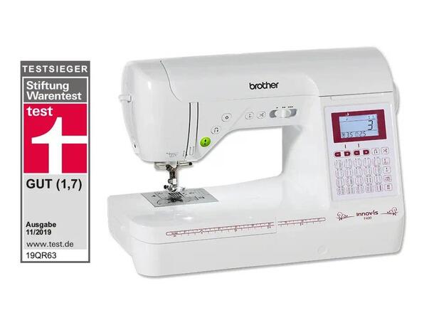 KUPP: BRUKT  Brother Innov-is F400 Sterk, elektronisk symaskin. NY SERVICE! 