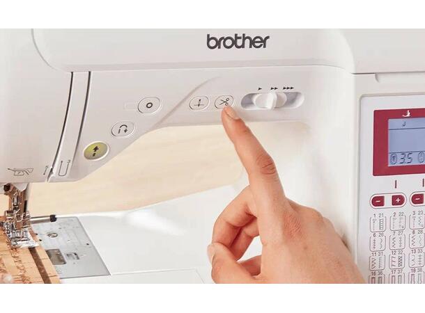 KUPP: BRUKT  Brother Innov-is F400 Sterk, elektronisk symaskin. NY SERVICE! 