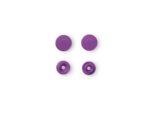Prym Color Snaps trykknapp 12,4mm 30stk. Plastknapp farge: Lys Lilla/Runde 