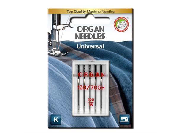 Organ Universal nål #100 5 stk 130/705H  100/16