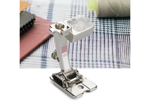 Trykkfot Bernina 12C Passpoalfot/Tricotf Passer til Bernina D2,Ea3-4, Eb3-4,Ec3,F 