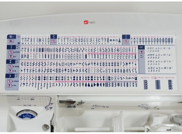 Juki HZL-DX7 Symaskin inkl. Stort sybret Elektronisk symaskin 