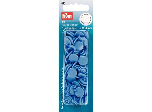 Prym Color Snaps trykknapp 12,4mm 30stk. Plastknapp farge: Lavendel/Runde 