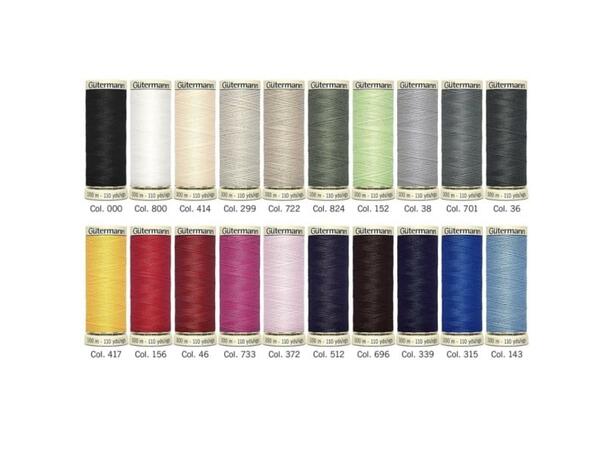 Gütermann Polyester No100 20x100m ass. Gütermann No100 Sew-all Thread 20pk. 