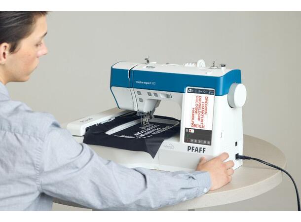 KAMPANJE: Pfaff Creative Expect™ 350 Inkl. 2stk. rammer + koffertsett 