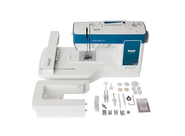 KAMPANJE: Pfaff Creative Expect™ 350 Inkl. 2stk. rammer + koffertsett 