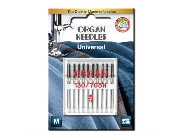 Organ Universal nål #80 10 stk 130/705H  80/11