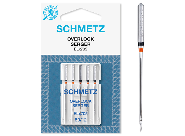 Schmetz Overlock-/CoverPro 80/11  5pk. ELx705  80/11 5stk. 