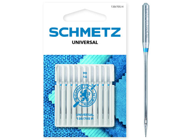 Schmetz Universal nål  #90 10 stk. 130/705H  90/14 
