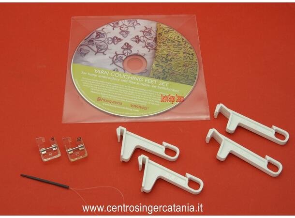Husqvarna Yarn Couching Feet Set Passer til Husqvarna Gr. 8 (+ div. 7) 