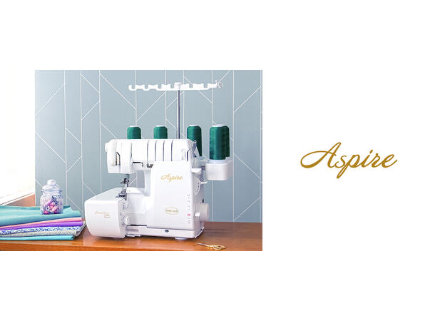 NYHEIT: Baby Lock Aspire Stoff verdi kr 1.000,- følger med! 
