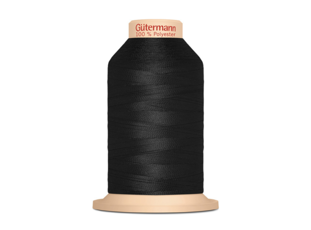 Gütermann Bulky-Lock 80 F000 Svart Overlocktråd, 1000m 