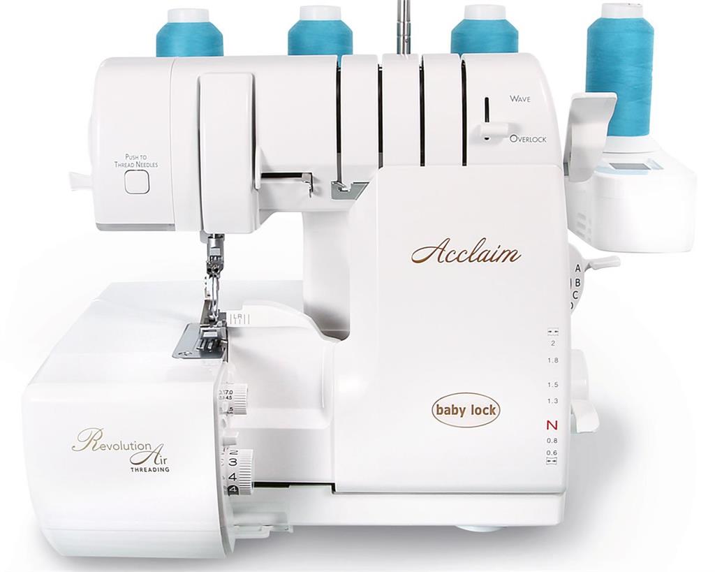 Baby Lock Acclaim Overlock Overlockmaskin m/lufttreding Symaskiner AS