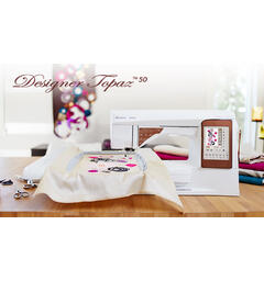 Husqvarna Topaz 50 Broderi/Sy Designer Topaz 50, BRODERIMODUL INKL.