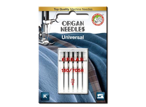 Organ Universal nål #70 5 stk 130/705H  70/9 