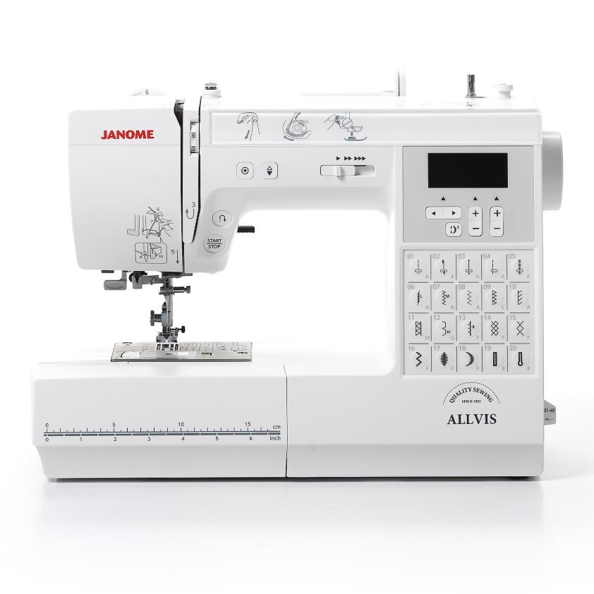 Janome Allvis 740DC Symaskin Skolesymaskin Symaskiner AS