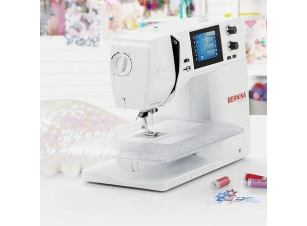 Bernina B435 Symaskin iNKL. Jumbo spoler. 