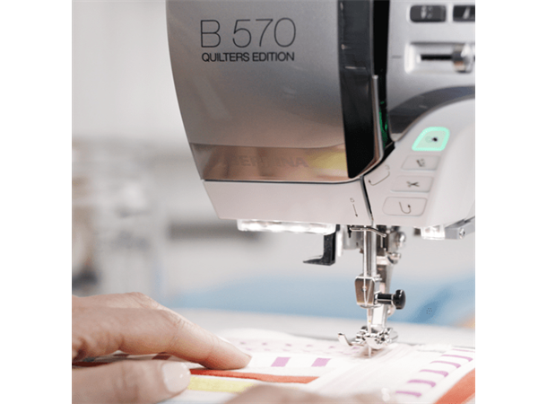 Bernina B570QE VIO Symaskin Medfølger 1/4" fot #97 