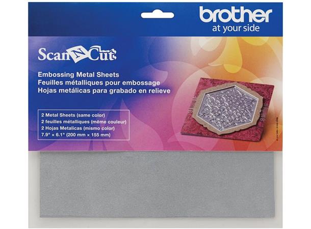 Brother Embossing Silver Metal Sheets For Brother CM  kuttemaskiner! CAEBSSMS1