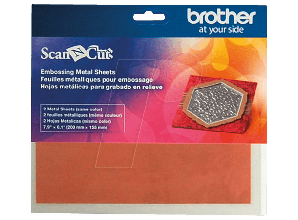 Brother Embossing Brass Metal Sheets For Brother CM  kuttemaskiner! CAEBSSMS1
