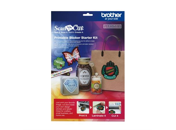 Brother Printable Sticker Sheet Set For Brother CM  kuttemaskiner! CAPSS1 