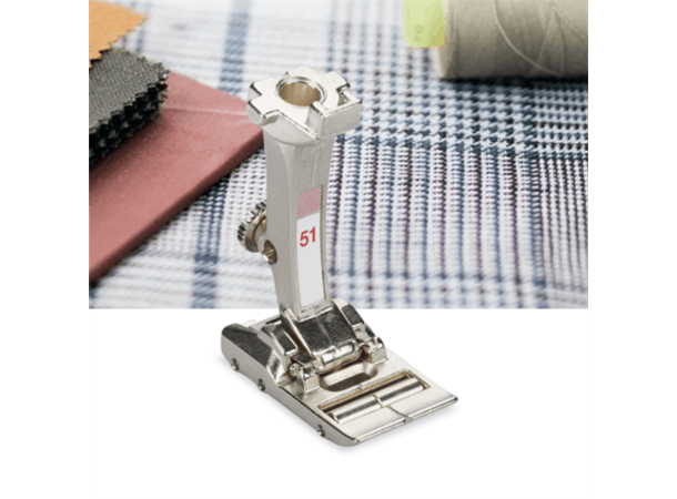 Trykkfot Bernina 51 Rullefot Passer til Bernina B,C,D,Ea2-4,Eb2-4,EcF 
