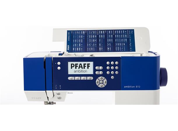 Pfaff Ambition 610 Overtransportør Elektronisk symaskin. 