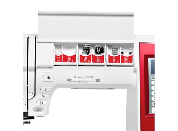 Elna 680+ symaskin Elektronisk symaskin m/stort sybrett 