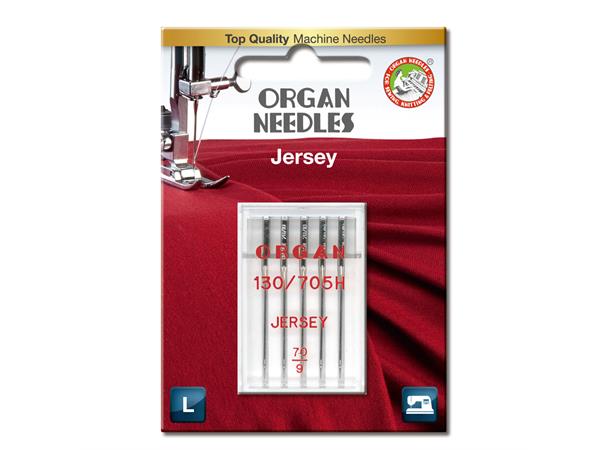 Organ Jersey SUK ball point nål #70 5pk. 130/705H  70/9