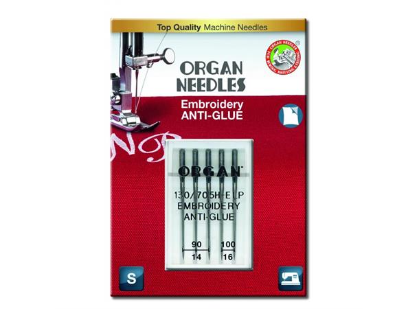 Organ Anti Glue nål #90-100 - 5 stk 130/705H 90/14 - 100/16
