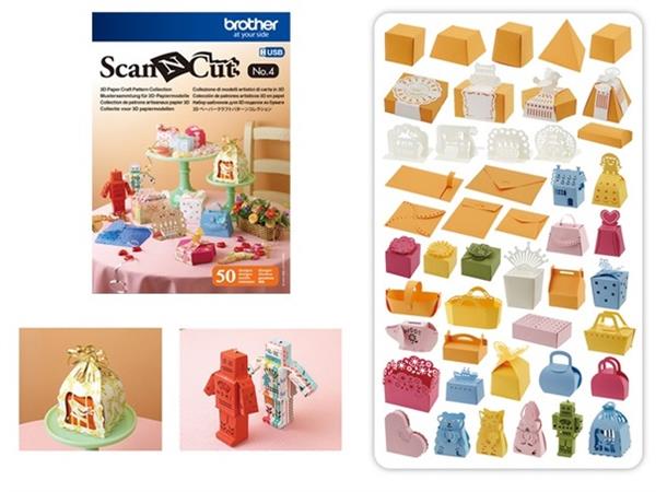 Brother Paper Craft Patte Collection No4 For Brother CM/SDX  kuttemaskiner CAUSB4 