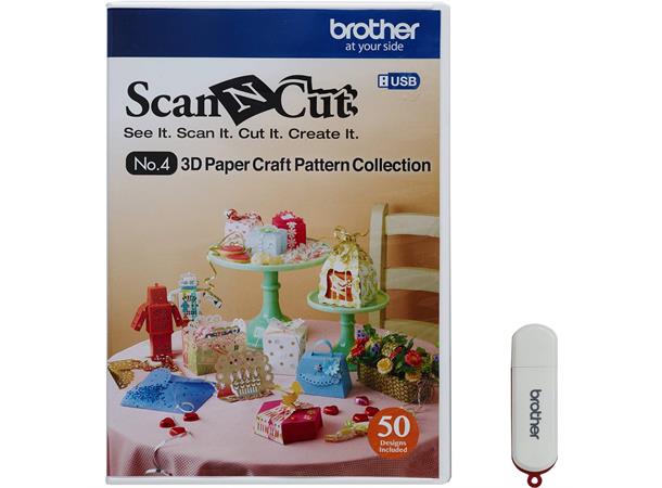 Brother Paper Craft Patte Collection No4 For Brother CM/SDX  kuttemaskiner CAUSB4 