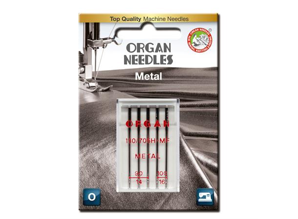 Organ Metall nål #90-100 - 5 stk 130/705H 90/14 - 100/16