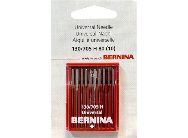 Bernina Universal nål #80 10 stk 130/705H  80/11