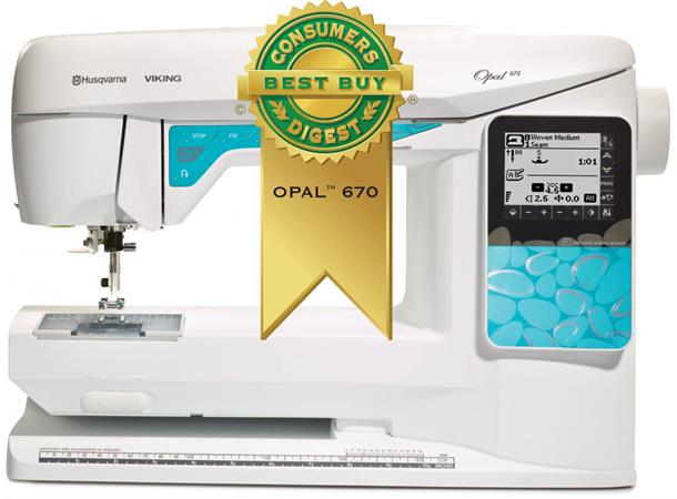 DEMO: Husqvarna Viking Opal 670 DEMO KUPP!! 