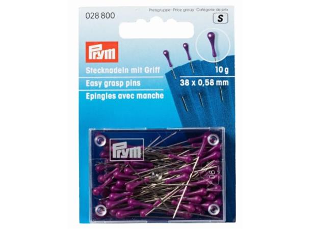 PRYM Grepvennlege knappenåler Str. 38 x 0,58 mm, 10gr i esken