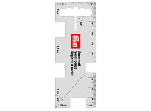 Prym Sømometer i Klar plast 10,50 x 4,00 cm