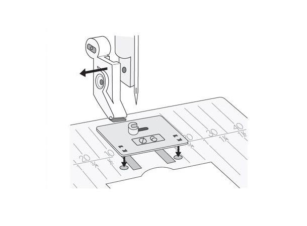 Husqvarna 6mm Snøreholsplate Passer til Husqvarna Gr.7